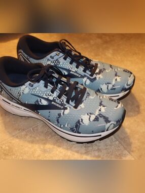 Brooks Ghost 14 Camo Pack Navy Blue Women Running Sneakers- SZ 10.5